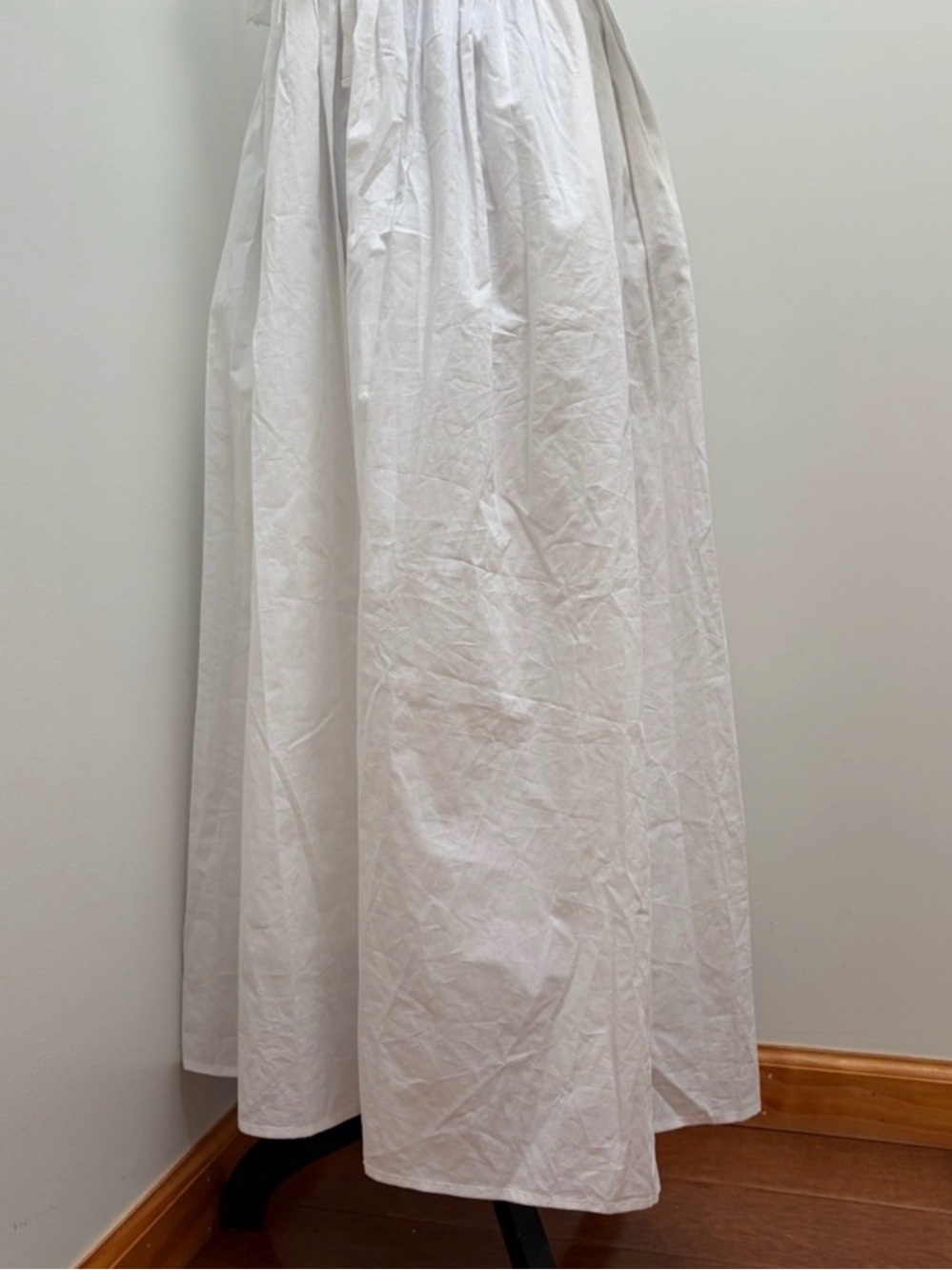 NWT Lovaan- Boehm Short-Sleeve Cotton Midi Dress White Size AU 6 US 2 Summer - Picture 11 of 14